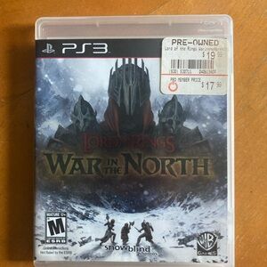 The Lord of the Rings War in the North PS3 Sony PlayStation Complete Tested